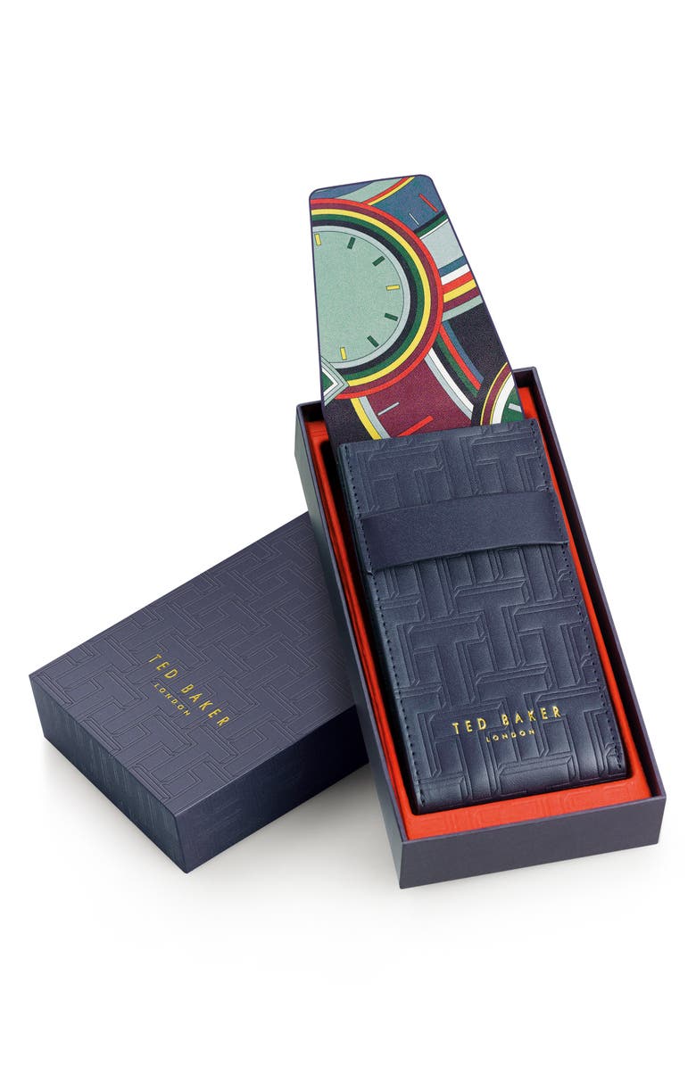 Ted Baker Cosmo Leather Strap Chronograph Watch, 40mm, Alternate, color, 