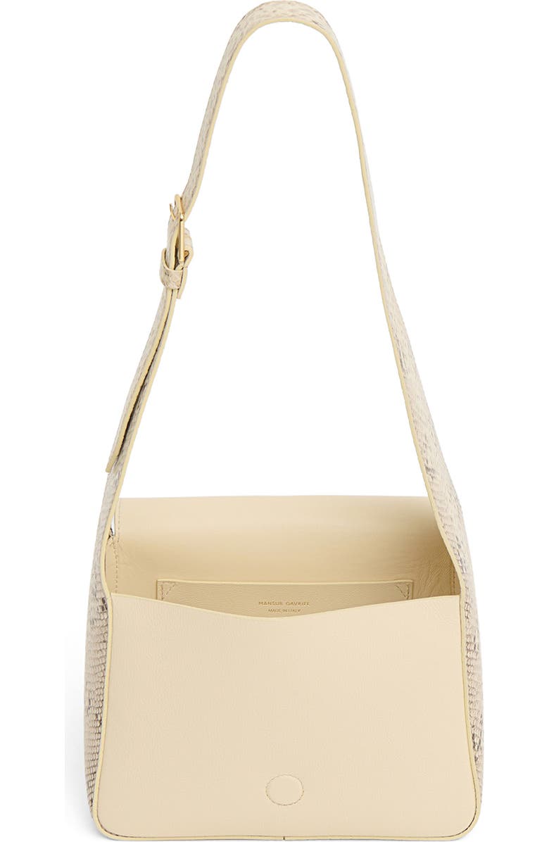 Mansur Gavriel Box Shoulder Bag, Alternate, color, Jasmine/ Roccia