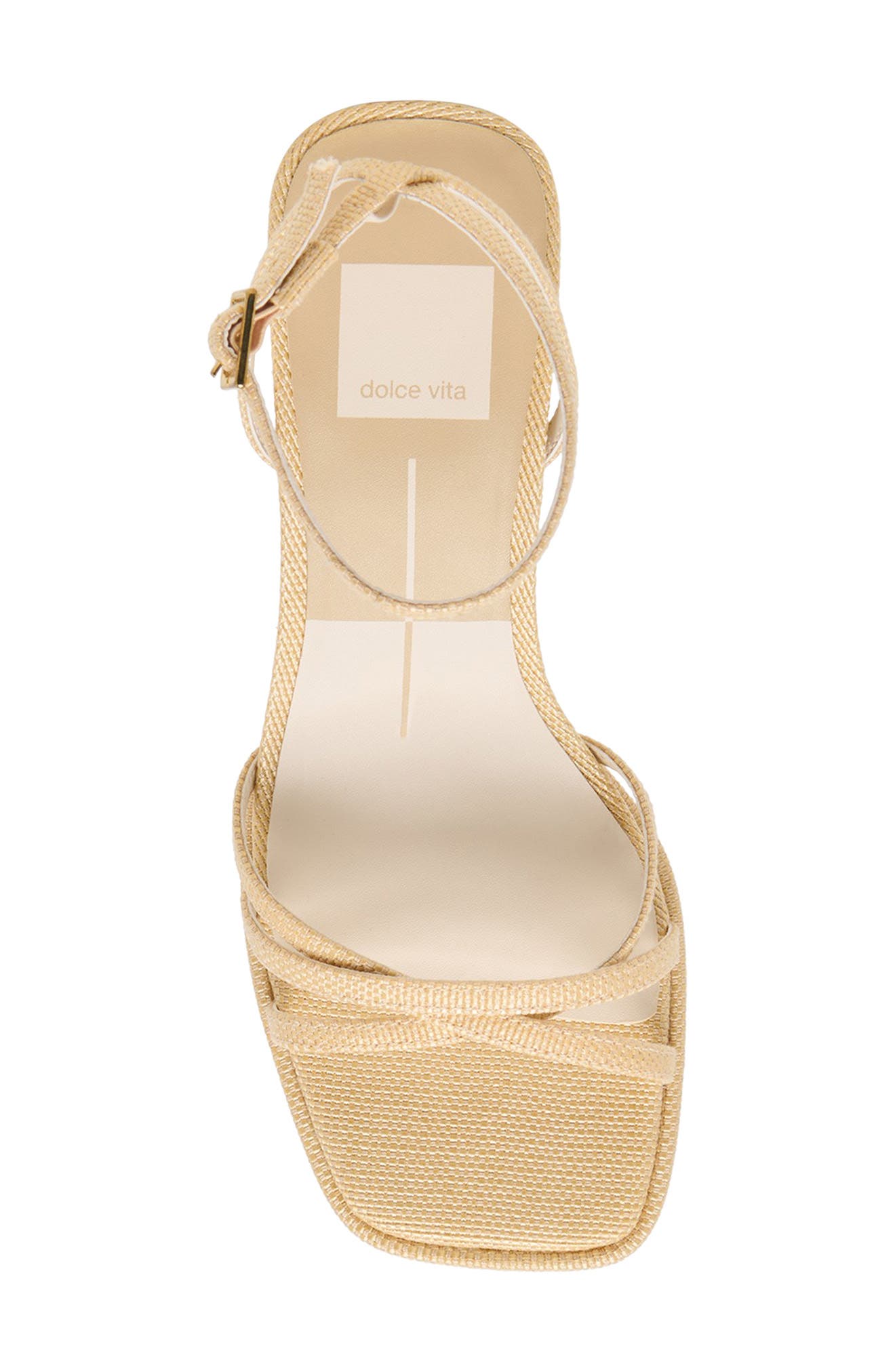 Dolce Vita Manji Ankle Strap Sandal, Alternate, color, Lt Natural Raffia
