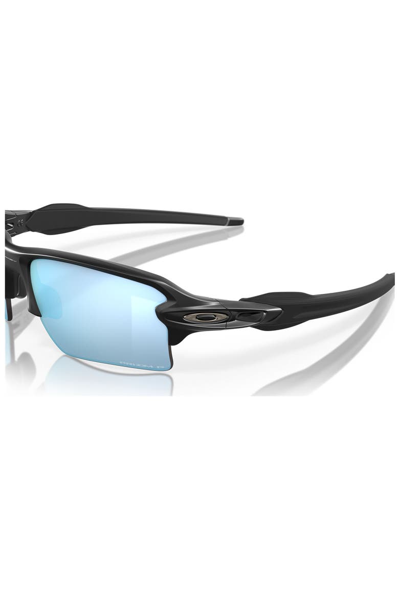 Flak® 2.0 XL 59mm Prizm™ Polarized Wrap Sunglasses, Alternate, color, BLACK / BLUE RED