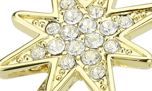 Covet Celestial Star Pavé Cz Wrap Ring In Gold