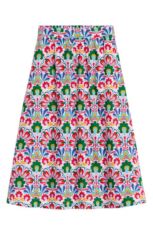 BODEN BODEN HATTIE POPLIN MIDI SKIRT