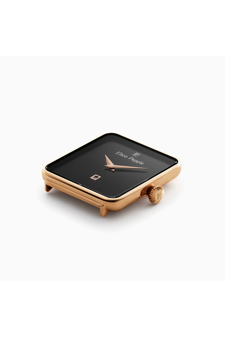 Women's Classic North, 32mm, Alternate, color, Black/Rose Gold
