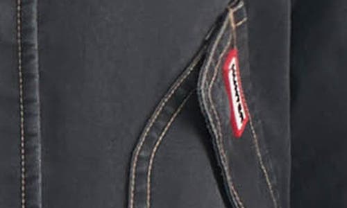 Hunter Bex Washed Wax Hunting Jacket In Black