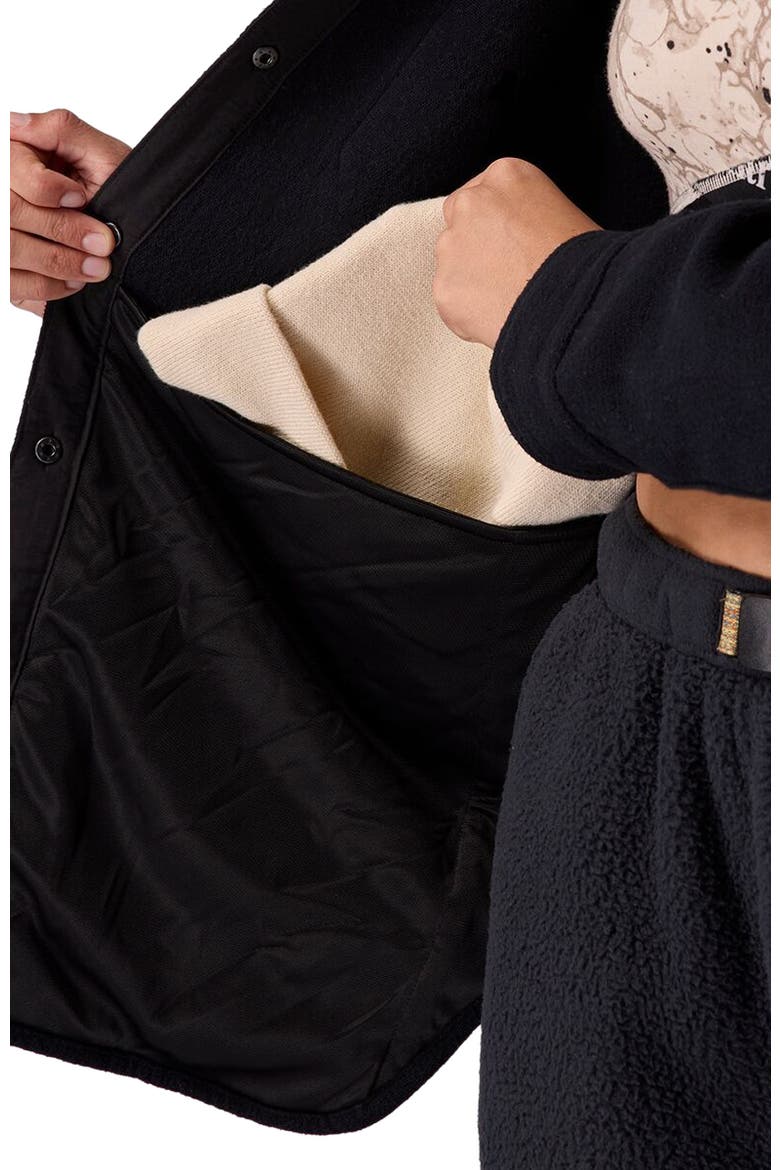 Venture Stretch Flannel Jacket - Women's, Alternate, color, Black