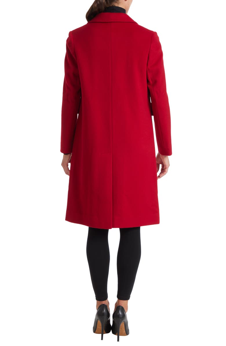 Sofia Cashmere Double-Breasted Wool Coat, Alternate, color, Red