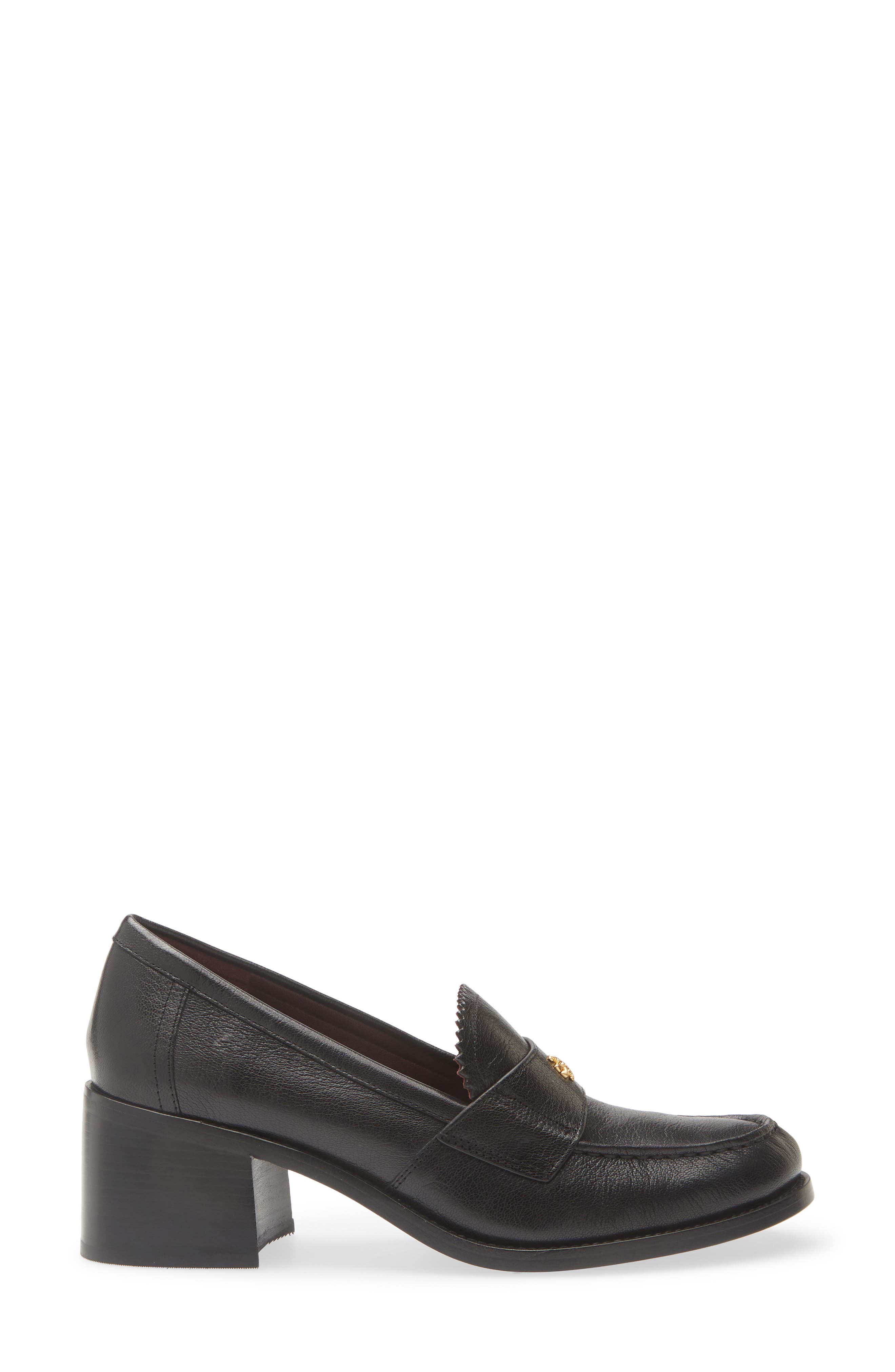 Tory Burch Double T Logo Loafer Pump, Alternate, color, 