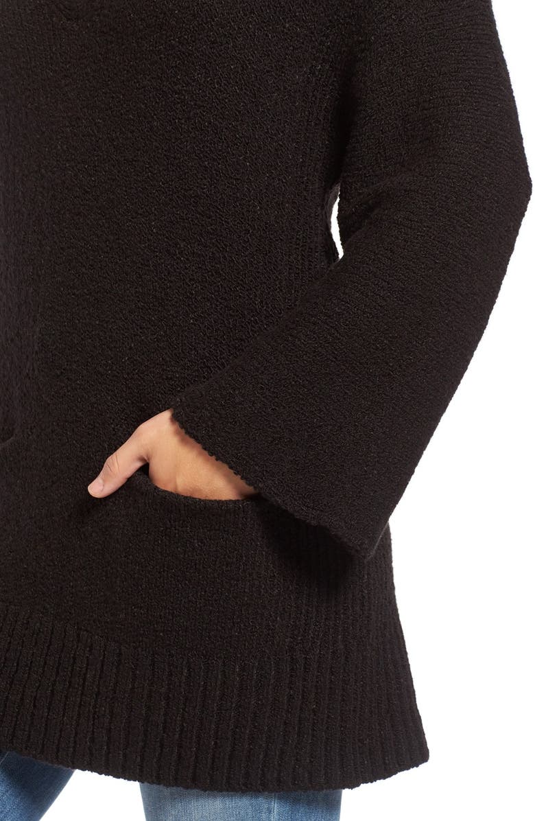 Sun & Shadow Knit Bell Sleeve Tunic, Alternate, color,