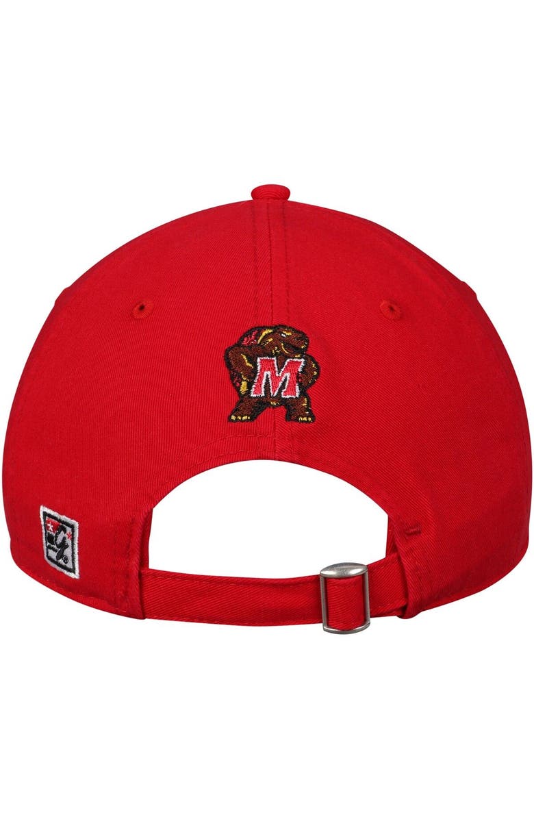 THE GAME Men's The Game Red Maryland Terrapins Terps Classic Bar Unstructured Adjustable Hat, Alternate, color, 