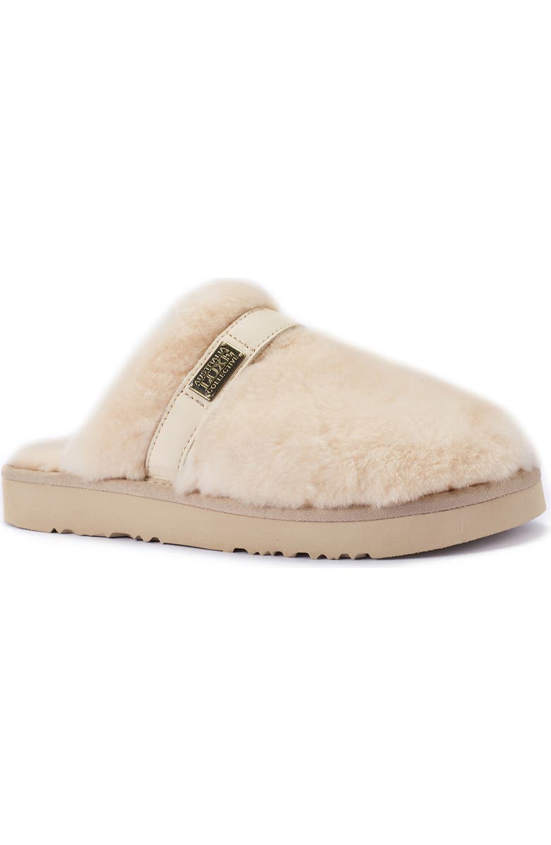 Australia Luxe Collective Grace Genuine Shearling Slipper, Main, color, Sand