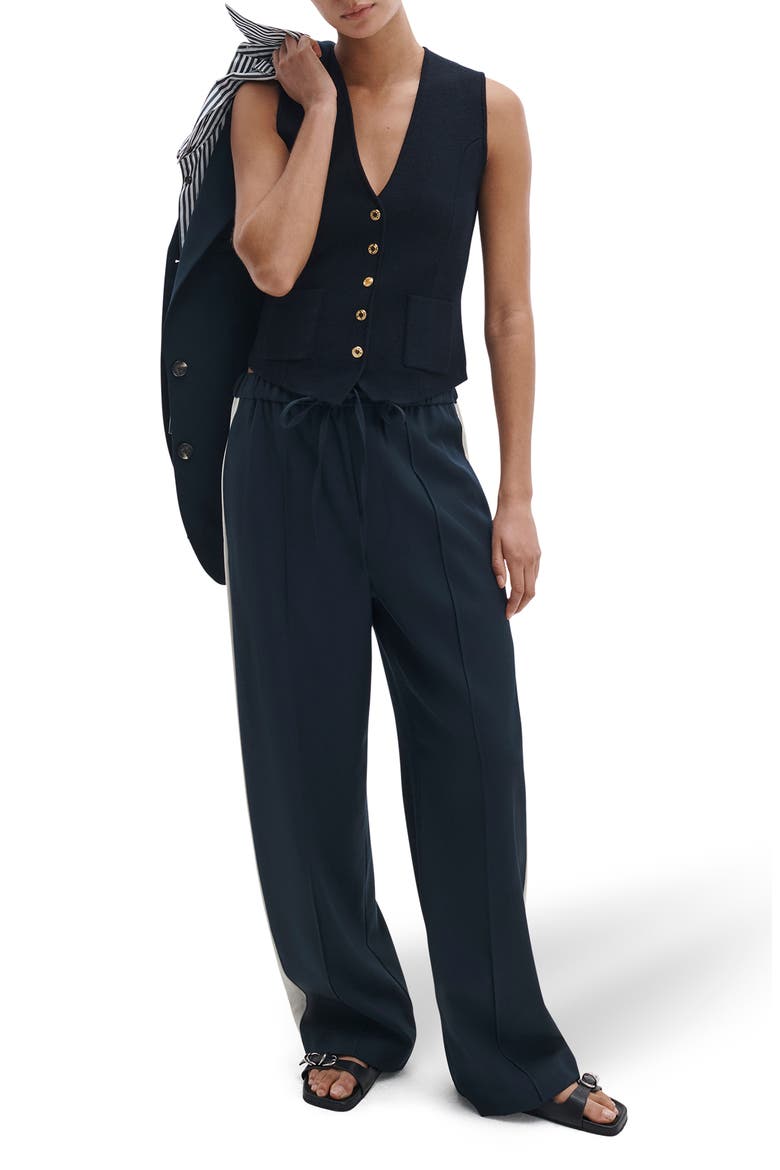 Portia Wool Vest, Alternate, color, NAVY