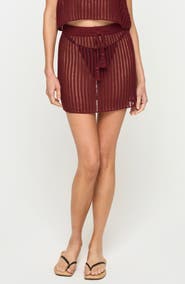 LSPACE Sandar Cotton Cover-Up Skirt