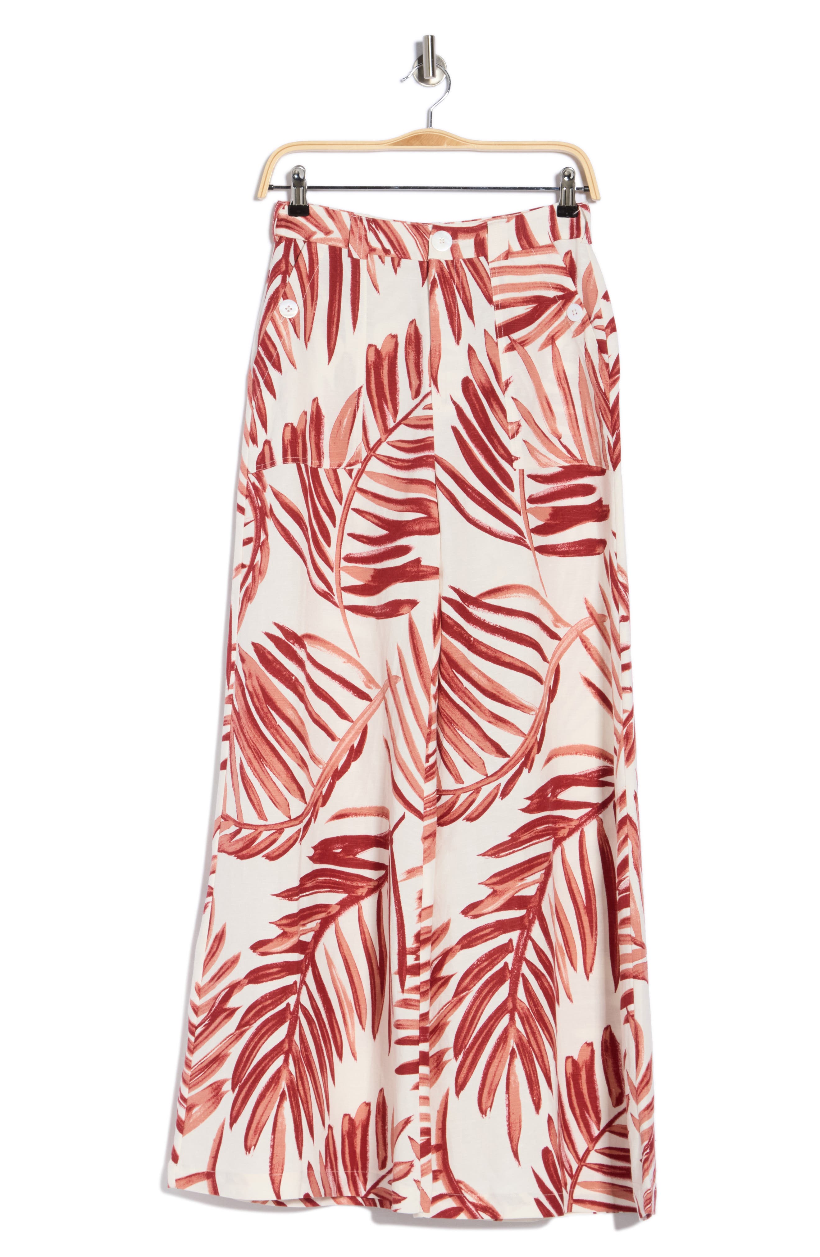 Tori Richard A New Leaf Maybelle Wide Leg Linen Blend Pants