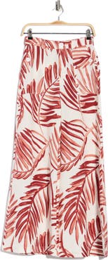 Tori Richard A New Leaf Maybelle Wide Leg Linen Blend Pants