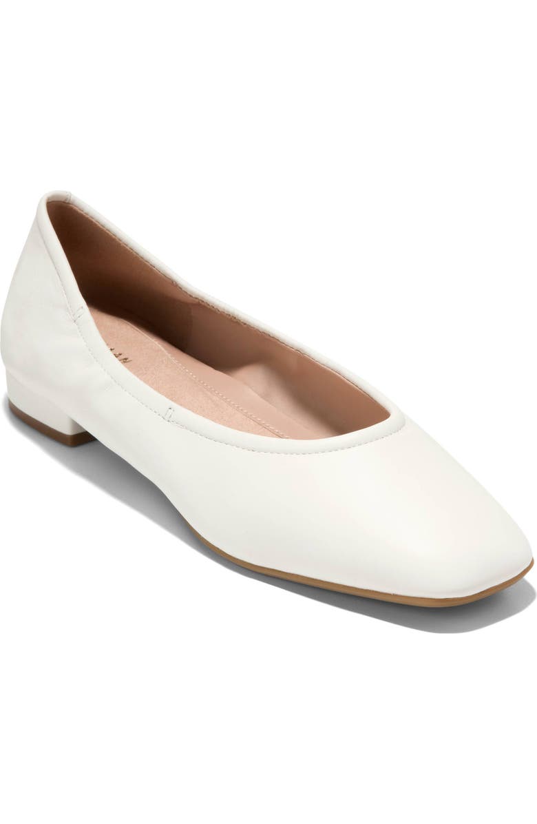 Cole Haan Go-To Valinda Ballet Flat, Main, color, White Powder Leather