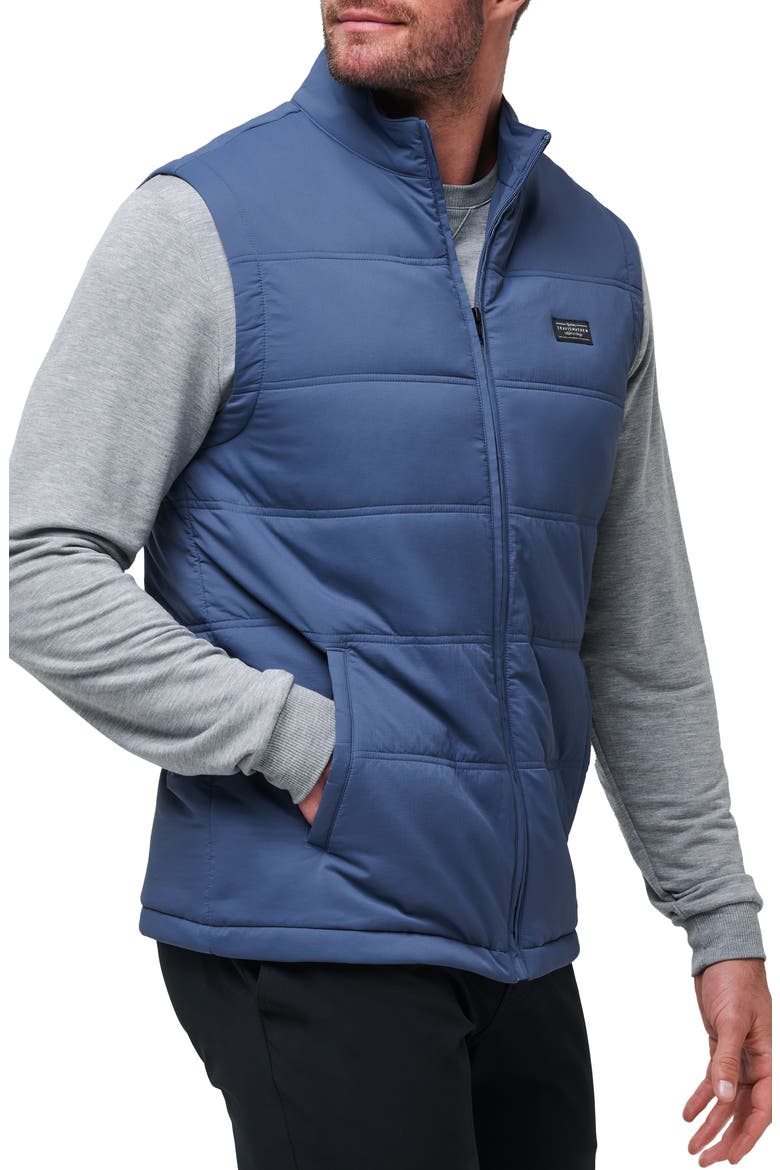 Palisades Nylon Puffer Vest, Alternate, color, NAVY