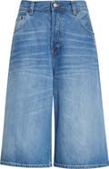 Haikure New Becky Wide Leg Denim Bermuda Shorts