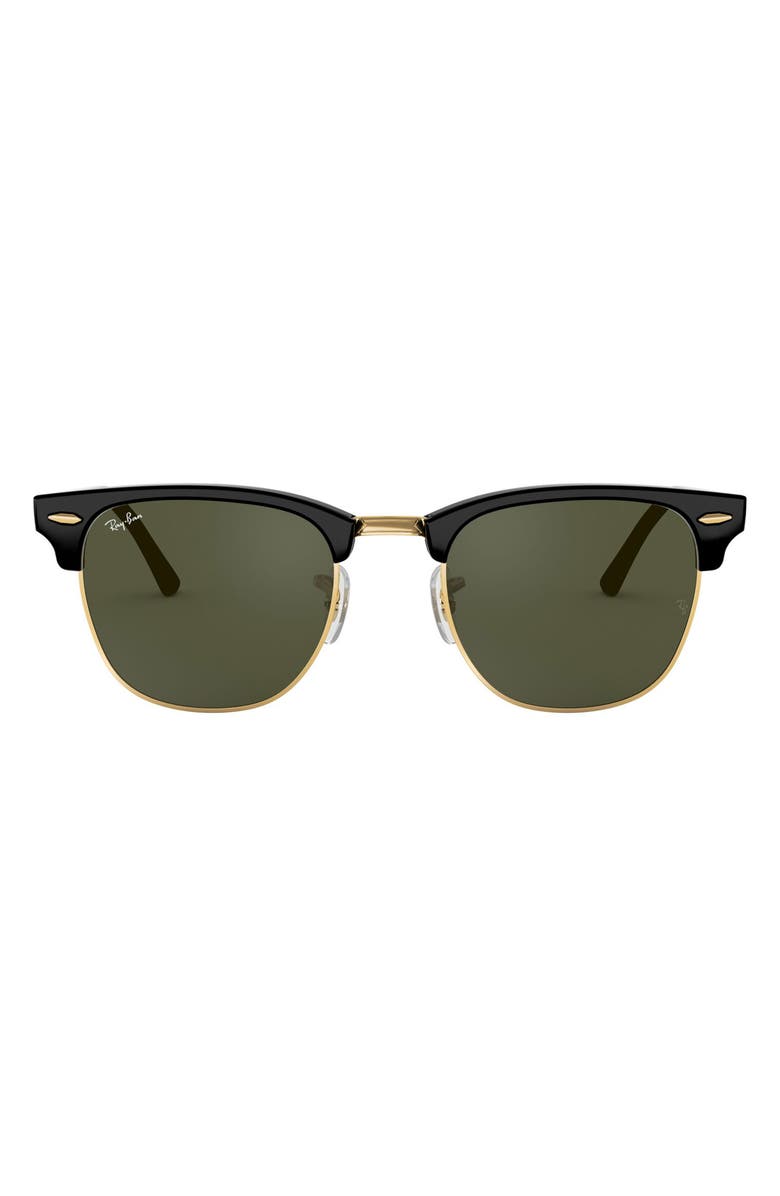 Ray-Ban Clubmaster 51mm Square Sunglasses, Main, color,