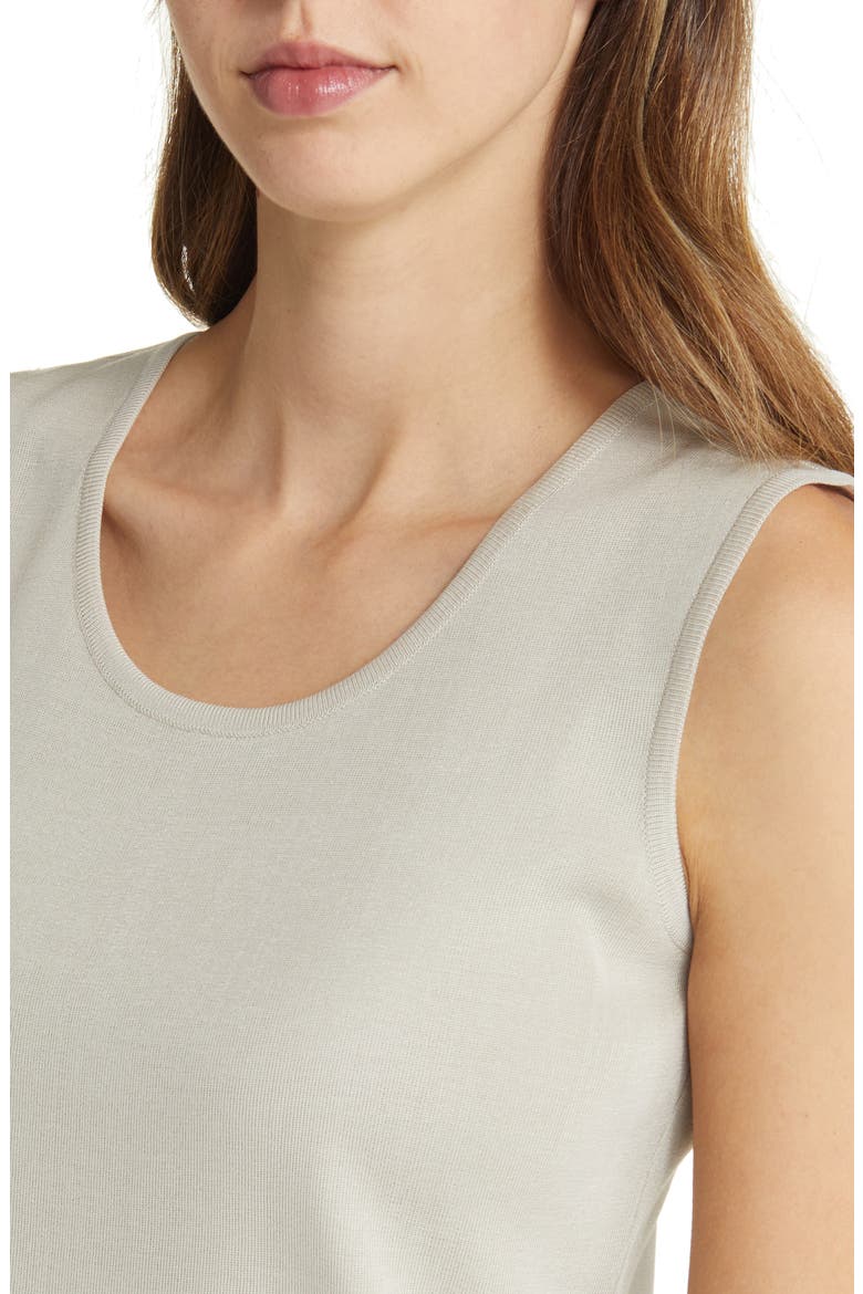 Scoop Neck Sweater Tank, Alternate, color, LIMESTONE