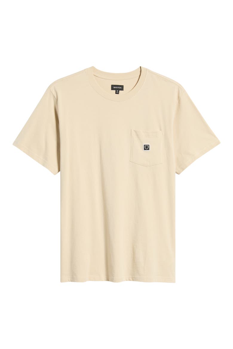 Beta Shield Pocket T-Shirt, Alternate, color, CREAM