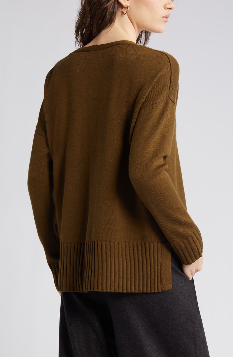 Eileen Fisher Boxy Merino Wool Sweater, Alternate, color, 