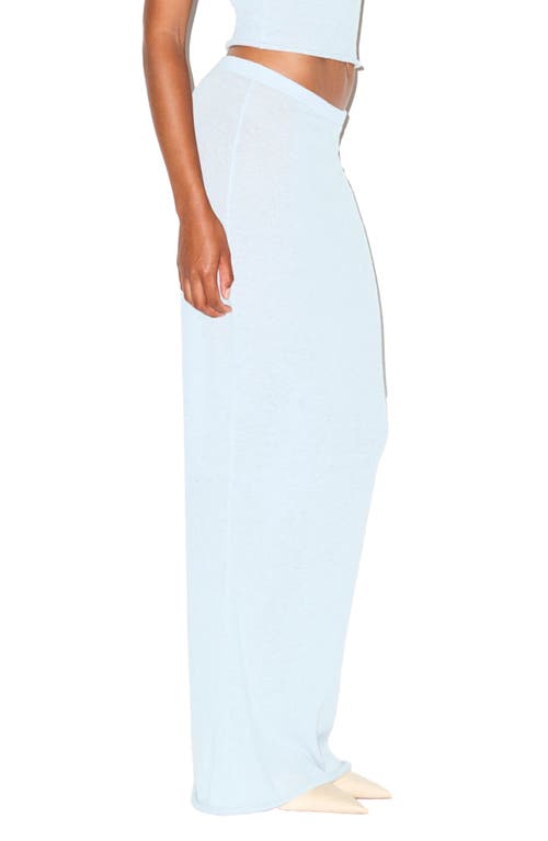 Skims Cashmere Maxi Skirt In White