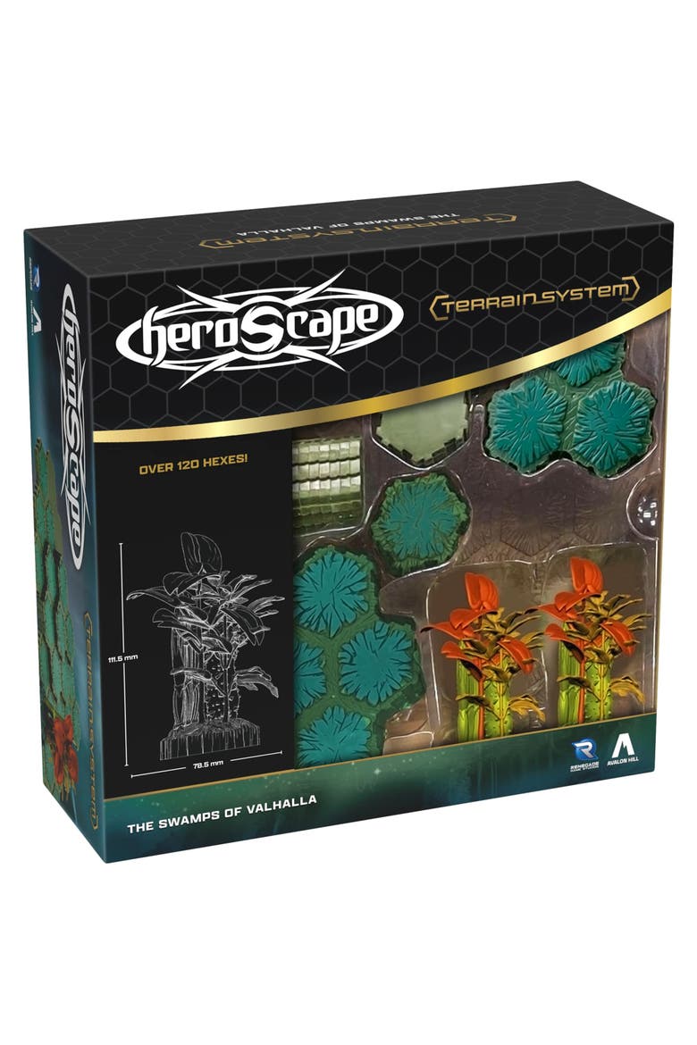 Heroscape The Swamps Of Valhalla Terrain Expansion, Main, color, Multicolored