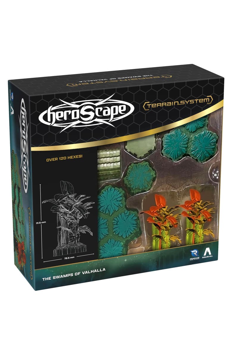 Renegade Game Studios Heroscape The Swamps Of Valhalla Terrain Expansion, Main, color, 