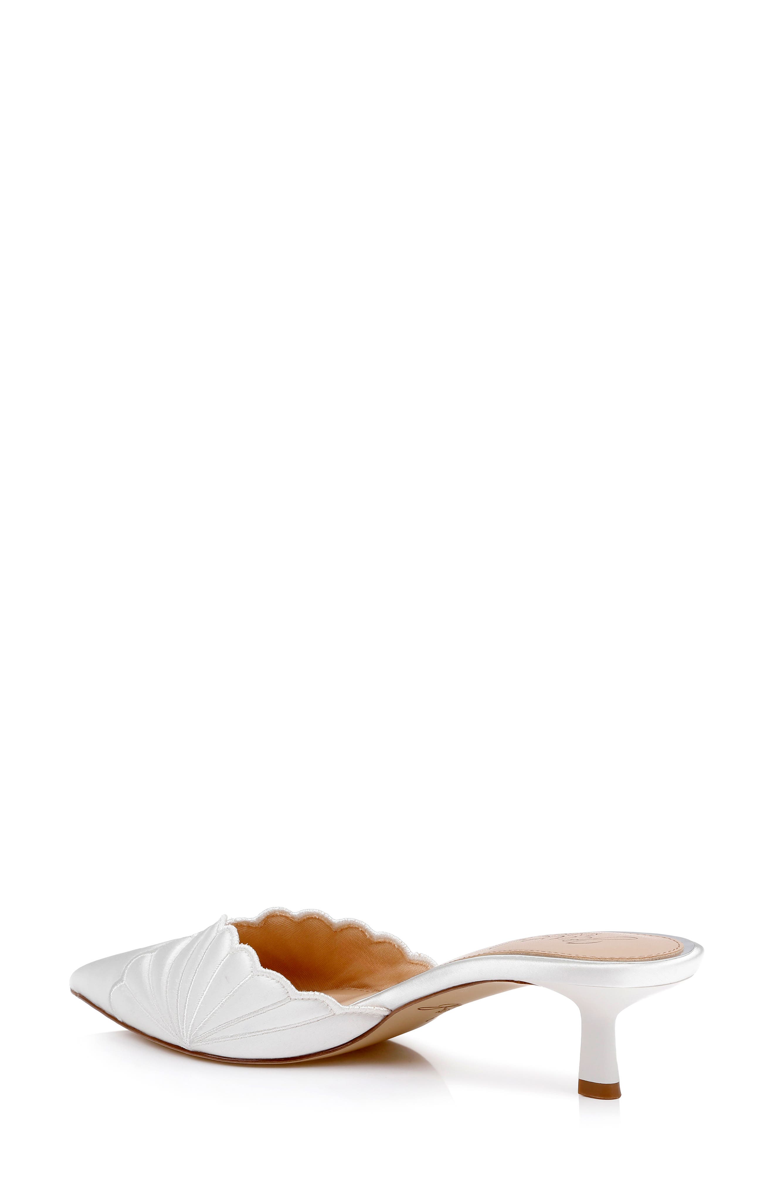 Palmer Mule, Alternate, color, IVORY SATIN