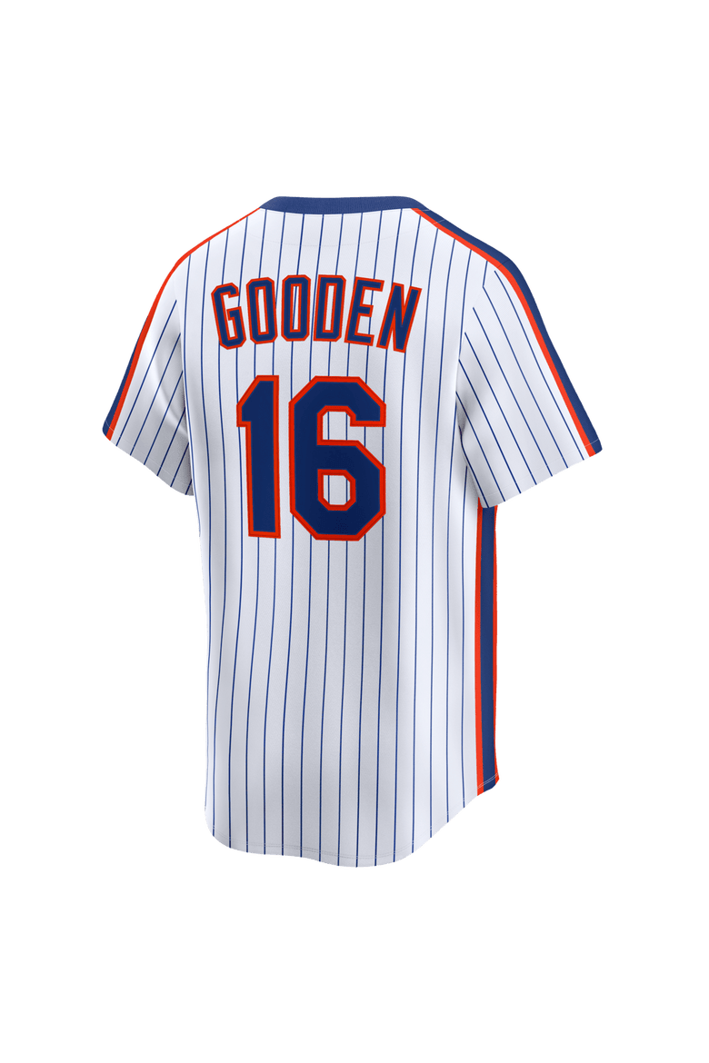 Men's Nike Dwight Gooden White New York Mets Cooperstown Collection Limited Jersey, Alternate, color, White