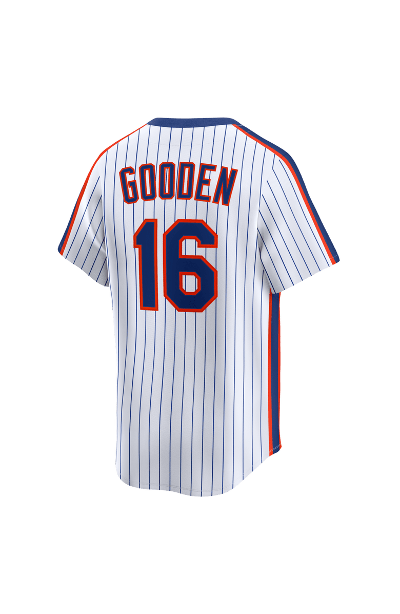 Nike Men's Nike Dwight Gooden White New York Mets Cooperstown Collection Limited Jersey, Alternate, color, White