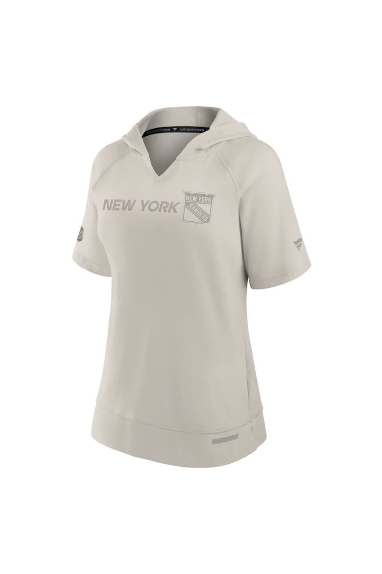 Women's Fanatics Cream New York Rangers Authentic Pro Road Fashion Top, Alternate, color, Cream