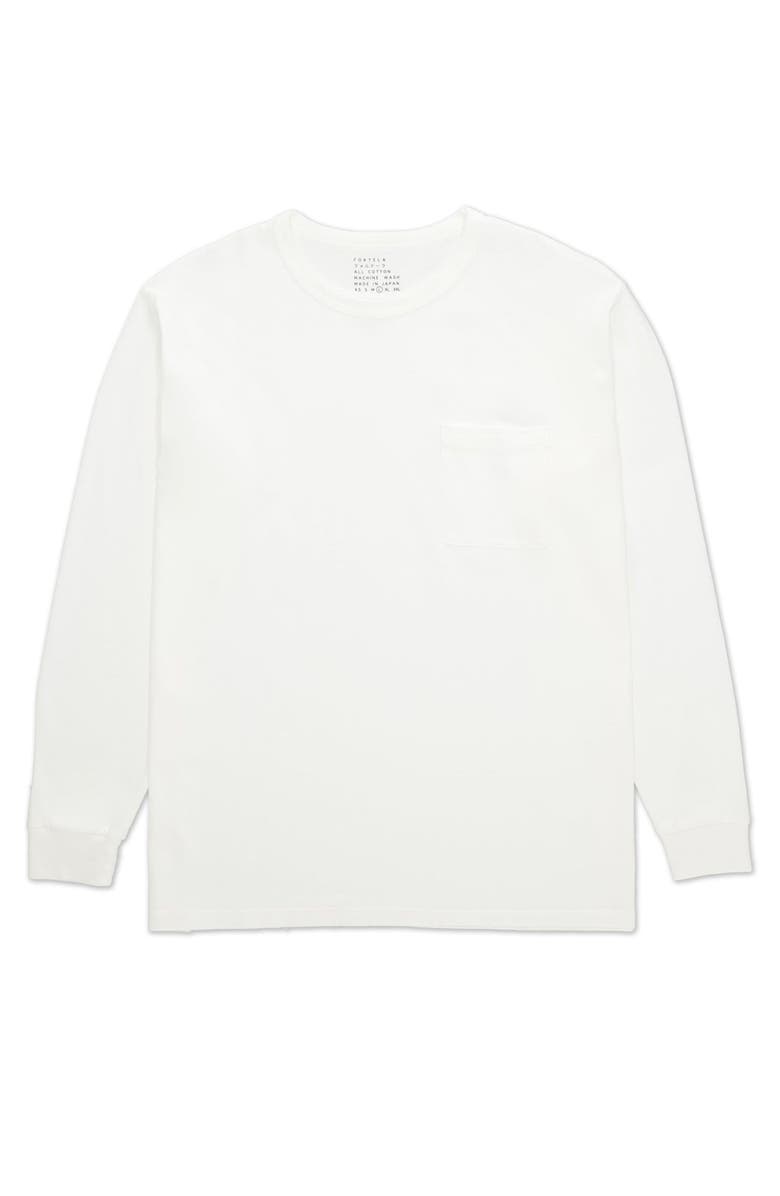 Fortela Japtl Tubular Long Sleeve T-Shirt, Main, color, White