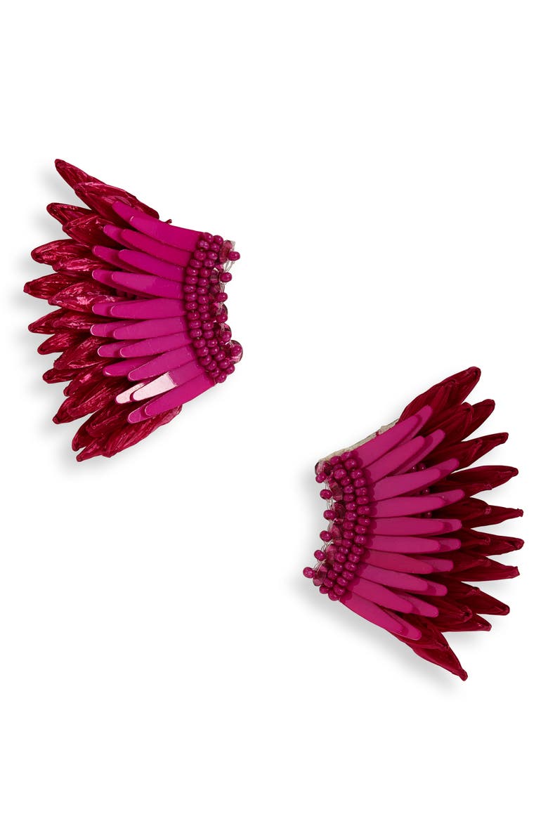 Mignonne Gavigan Mini Madeline Raffia Earrings, Main, color, 