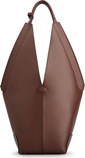 Small Sacca Leather Bucket Bag