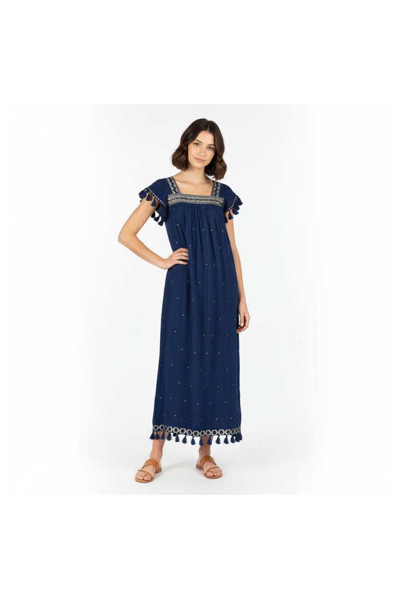 Maxi Sandrine Womens Dress, Alternate, color, Blue