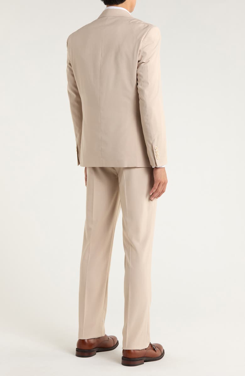 ZEGARIE Stretch 3-Piece Suit, Alternate, color, Mid Tan