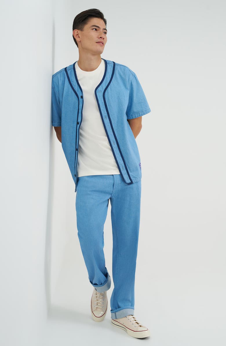 Lee 101 Loose Fit Straight Leg Jeans, Alternate, color, Dry Low Dip