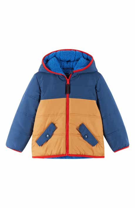 Andy & Evan Kids' Colorblock Hooded Puffer Jacket