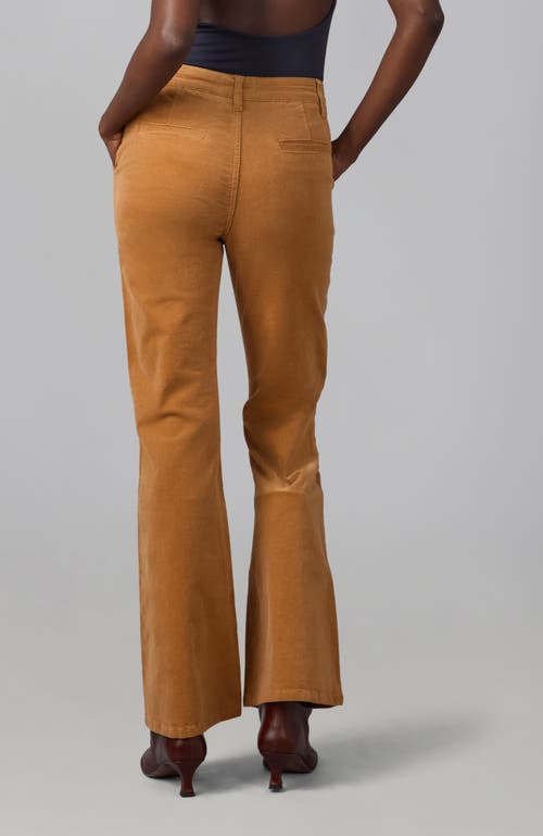 Lola Jeans Alice High Rise Flare Jeans In Brown