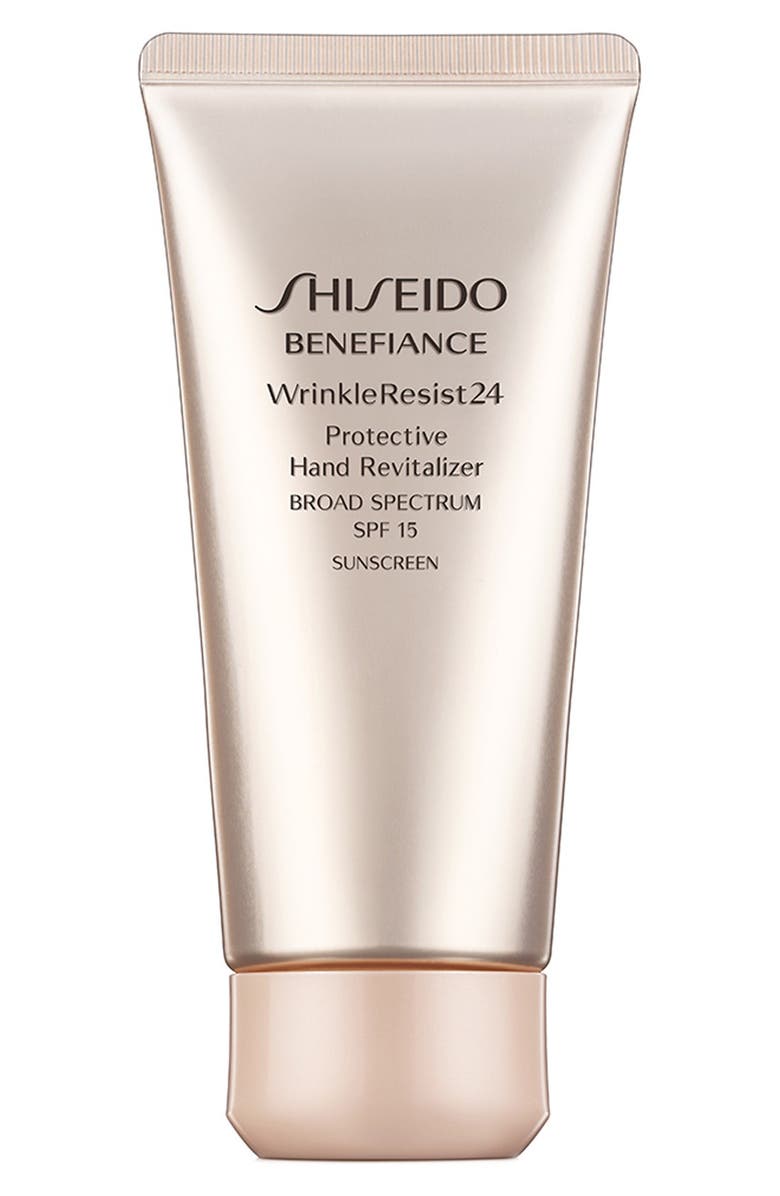 Shiseido 'Benefiance WrinkleResist24' Protective Hand Revitalizer SPF 15, Main, color,