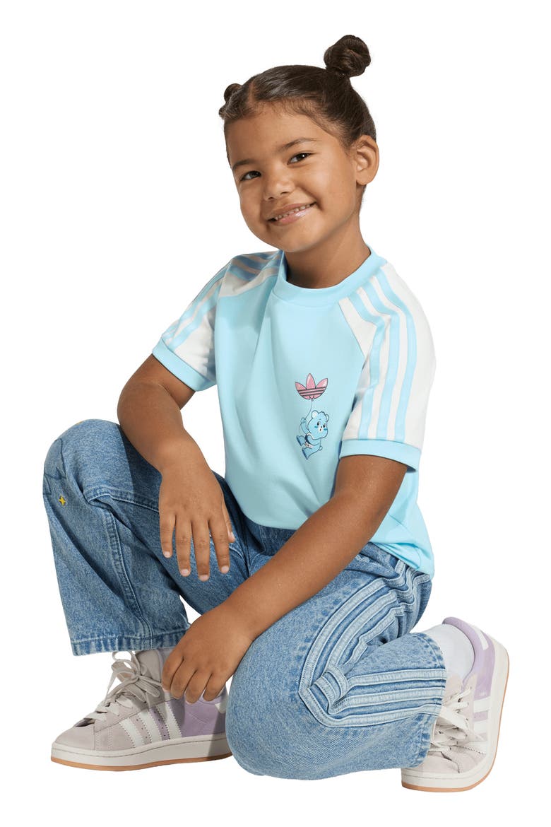 Kids' Graphic T-Shirt, Alternate, color, BLISS BLUE/ OFF WHITE