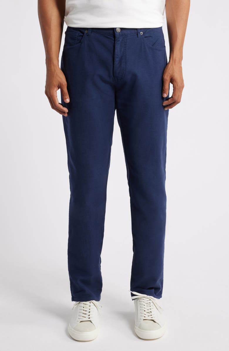 Peter Millar Coastline Five Pocket Pants, Main, color, 