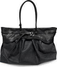 MARGESHERWOOD Soft Grandma Layered Leather Tote