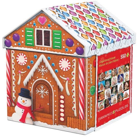 Puzzle Tin Gingerbread House 550pcs