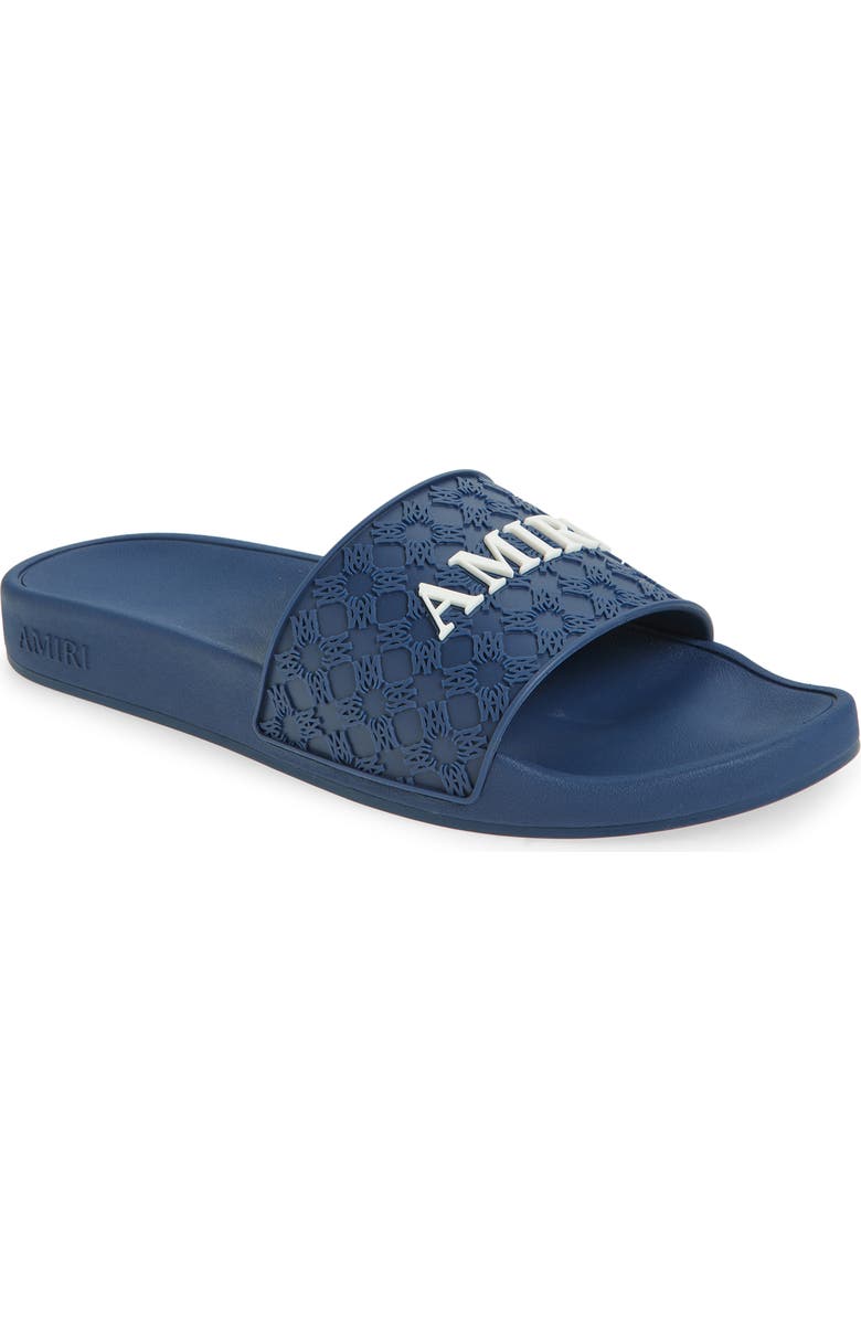AMIRI MA Quad Slide Sandal, Main, color, Midnight Blue