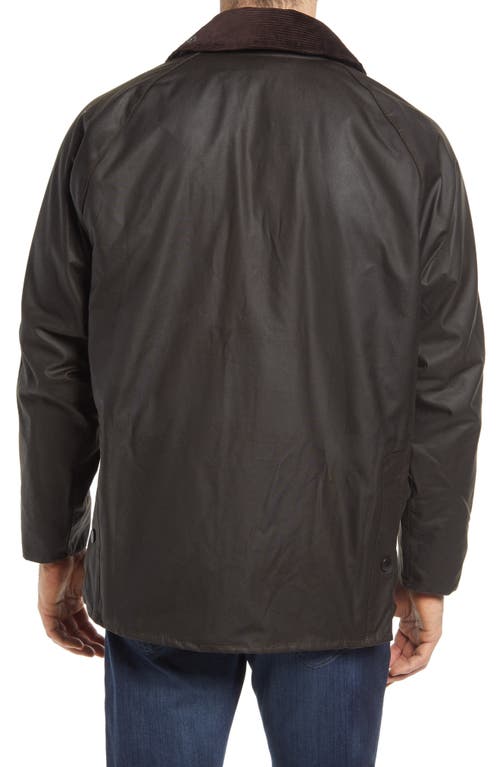 Barbour Classic Bedale Wax Jacket Aw25 Wax Cot Outw In Green