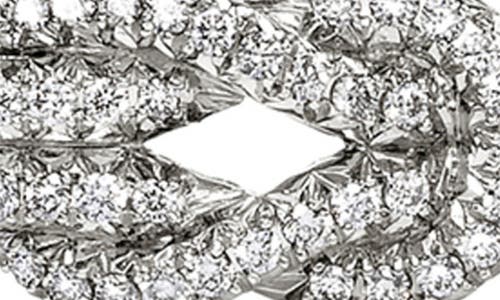 John Hardy Sterling Silver Love Knot Diamond Bracelet In Metallic
