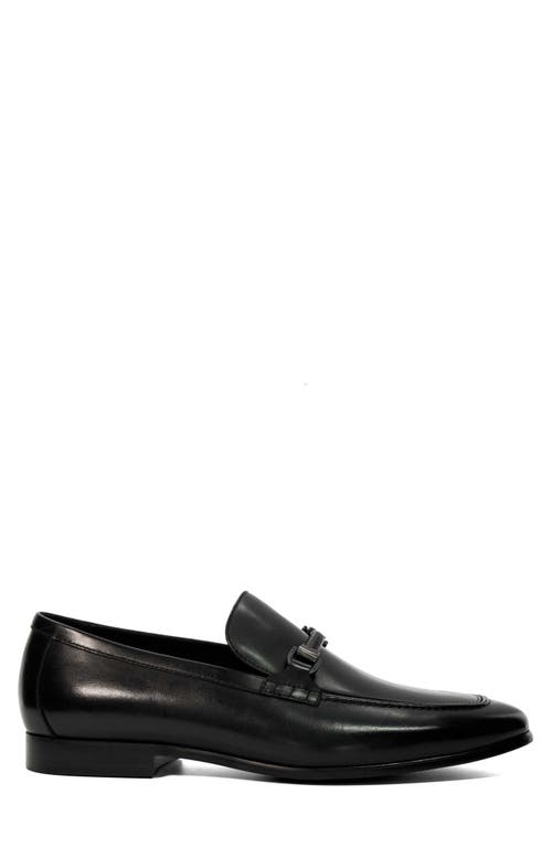 Dune London Scilly Apron Toe Loafer In Black