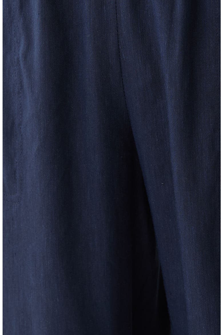 Jones Linen Blend Straight Leg Pants, Alternate, color, INK